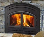Majestic Magic Wood Fireplace, Black Cabinet Doors, Warmmajic-d. Fixed Price $6549.00.