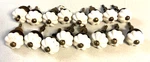 Set Of 16 Ceramic Dresser Drawer Knobs Cabinet Door Pull Vintage-brass Hardware. Fixed Price $35.00.