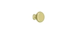 Deltana KR114U3 Knob Round Solid; Bright Brass Finish. Fixed Price $10.88.