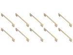 Asidrama 10 Pack 6.3IN Hole Centers Cabinet Handles With Screws Brushed Brass. Fixed Price $32.89.