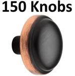 150 Liberty Brainerd 1/8" Top Ring Round Knob Bronze With Copper (no Box/ Pkg). Fixed Price $44.50.
