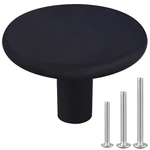 Mumu 10PACK 1.65INCH Black Cabinet Knobs Matte Pulls Solid Drawer Butto.... Fixed Price $34.98.