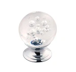 Hickory Hardware Crystal Palace 1-1/4" (32MM) Cabinet Knob (glass/chrome). Fixed Price $5.95.