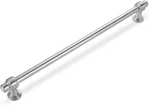 Brushed Nickel Cabinet Pulls - 12.6" Drawer Handles, Pack. Fixed Price $109.99.