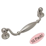*10 Pack* Cosmas Cabinet Hardware Satin Nickel Handle Pulls #7122SN. Fixed Price $47.07.