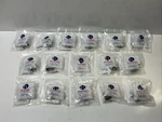 Lot Of (16) Hickory Hardware Knob Satin Nickel/black 1-3/8" P427-SNB.. Fixed Price $30.00.