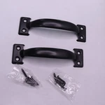 (2-PK) South Main Hardware Cabinet Drawer Pull Black Steel SH3080-BLK-2. Fixed Price $5.61.