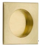 Emtek 2213US4 Square 2-1/2 Inch Flush Door Pull Satin Brass. Fixed Price $16.99.