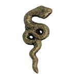 Zeckos Set Of 6 Gold Gothic Snake Drawer Pulls - 2.25" X 1" Cabinet Decor. Fixed Price $24.95.