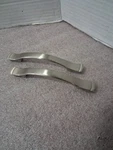 2 Liberty ? 5.5" 4" Centerstep Edge Classic Satin Nickel Cabinet Drawer Pull. Fixed Price $8.10.