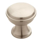 Amerock Westerly 1-3/16 Inch Mushroom Cabinet Knob Satin Nickel BP53718G10. Fixed Price $6.51.