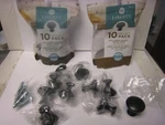 2 X (10-PK) Liberty Cabinet Knob Classic Round Matte Black 1-1/4 P50154L-FB-U1. Fixed Price $19.99.