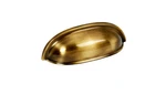 Alno A1262-AE Rustic 3" Center To Solid Brass Shell Cabinet Cup Pull. Fixed Price $12.00.