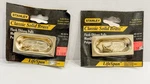 Lot Of 2 New Oblong Flush Finger Oval Pull Solid Brass Stanley 403516 / Pk. Fixed Price $14.00.