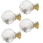 Xiaoyztan Crystal Door KNOBS,1 INCH(25 Mm) Round Glass Drawer Kitchen C.... Fixed Price $17.09.