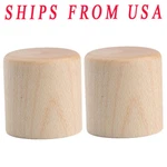 High-quality 2-PACK Maple Wood Flat Top Dome Knobs Guitar Bass Barrel. Fixed Price $16.99.