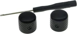 Set Of 2 Black Metal Guitar Dome Knobs Bass With Screw For Telecaster/t. Fixed Price $21.99.