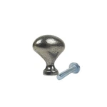 SET/10 Rejuvenation Hardware Oval Pewter Cabinet Knob Medium Pottery Barn 1.25. Fixed Price $94.45.