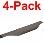 Amerock 4-PACK Aloft 8-9/16 Inch C/c Finger Cabinet Pull, Black Chrome. Fixed Price $45.12.