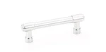 Emtek 86686US26 Jasper Cabinet Pull, 3-1/2" C-c, Polished Chrome. Fixed Price $8.00.