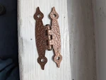 Amerock Hammered Copper Flush Mount Cabinet Hinges 12 Usa (only 24 Screws). Fixed Price $39.99.