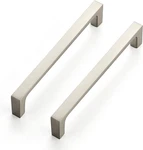 Ravinte 25 Pack Solid Inch Kitchen Square Cabinet Handles Brushed Nickel Pulls. Fixed Price $79.79.