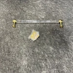 Alno D870-12-PB Royale Acrylic 12" Appliance Pull, Polished Brass. Fixed Price $22.99.