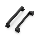 Ravinte 10-PACK Matte Black Cabinet Pulls, 5" Hole Center, Zinc Alloy. Fixed Price $33.88.