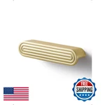 Jiasenbao 10 Pack Gold Cabinet Pulls 3.75" Hole Center Brushed Brass Drawer. Fixed Price $82.28.