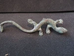 Brass Green Black Lizard Komodo Figurine Drawer Door Handle Pull Knob Cabinet. Fixed Price $12.00.
