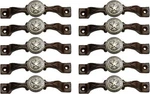 Urbalabs Cast Iron Concho The State Of Texas Kitchen Cabinet Handles Drawer. Fixed Price $64.99.