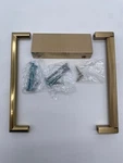 Set Of 2 Honey Bronze Top Knob Kinney Pull 5/16 Inch With Europa Tab 3. Fixed Price $34.99.