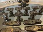 Schaub Bella Forma Solid Brass Knob 841-PNB & 842-BNB Backplate Set Of 11. Fixed Price $189.99.