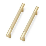 Komotia 10 Pack Brushed Gold Cabinet Pulls 5 Hole Center,. Fixed Price $50.05.