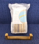 (6 Pcs) Origin 21 4068389: Kalani 5-1/16" Cabinet Pulls Brushed Gold Finish. Fixed Price $18.02.