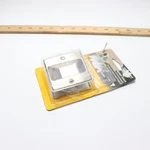 Prime-line Pocket Door Handle & Pull Satin Nickel 2-1/2" X 1-3/8" 2-3/4". Fixed Price $11.43.