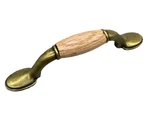Brainerd Antique Brass And Oak Rectangular Bar Cabinet Pull Lot Of 6 78. Fixed Price $11.66.