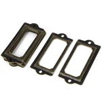 Lgege 30PCS Brozen Tone Office Library File Drawer Tag Antique Style Label Ho.... Fixed Price $16.85.