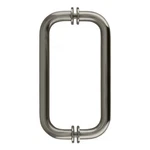 Crl BM8X8BSC Brushed Satin Chrome 8" Series Tubular Back-to-back Pull Handle. Fixed Price $72.97.