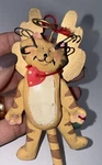 Vtg Midwest Cannon Falls Angel Cat W/ Fish. Pull Tail =moving Limbs Folk Art. Fixed Price $6.95.
