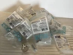 12- Martha Stewart Living Medallion 1" Polished Nickel Round Cabinet Knobs. Fixed Price $40.00.