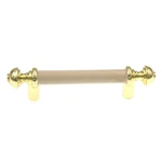 10 Pack Amerock 3"CC Cabinet Pull Polished Brass Painted Almond Center BP761-3A. Fixed Price $34.11.