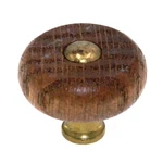 Amerock Royal Burnished Brass, Oak Center 3/16" Cabinet Knob Pull BP76268-OB. Fixed Price $5.00.