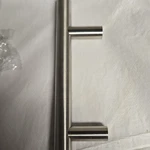 Liberty Brushed Stainless Steel 3" Bar Pull Cabinet Handles Modern Silver 6 Pack. Fixed Price $10.00.