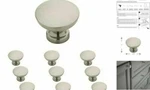 Franklin Brass P29523K-SN-B Flat Top Round Knob 1-3/16 (30MM) Satin Nickel 10PK. Fixed Price $21.36.