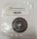 Carpe Diem Hardware 376-22 Oracle Large Round Escutcheon, Oil Rub Bronze. Fixed Price $10.99.