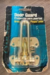 Ultra Hardware #60892 Heavy Duty Brass Door Guard. Fixed Price $10.45.
