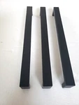Lot 3! Emtek 86720US19, Keaton 12"-CENTERS, Cabinet Handle Pull, Flat Black. Fixed Price $47.63.