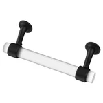 Liberty P39379C-FBGS 3/4" Black & Frosted Glass Cabinet Drawer Pull. Fixed Price $7.65.