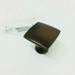 5 Allen Roth Bronze Cabinet Door Drawer Square Knob 1.4 Finish Home Bath. Fixed Price $25.99.